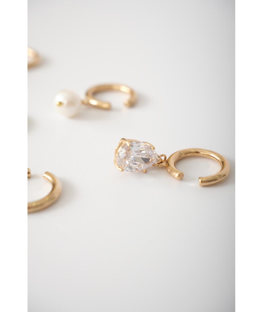 MAGDA BUTRYM Золотые металлические серьги, фото 3