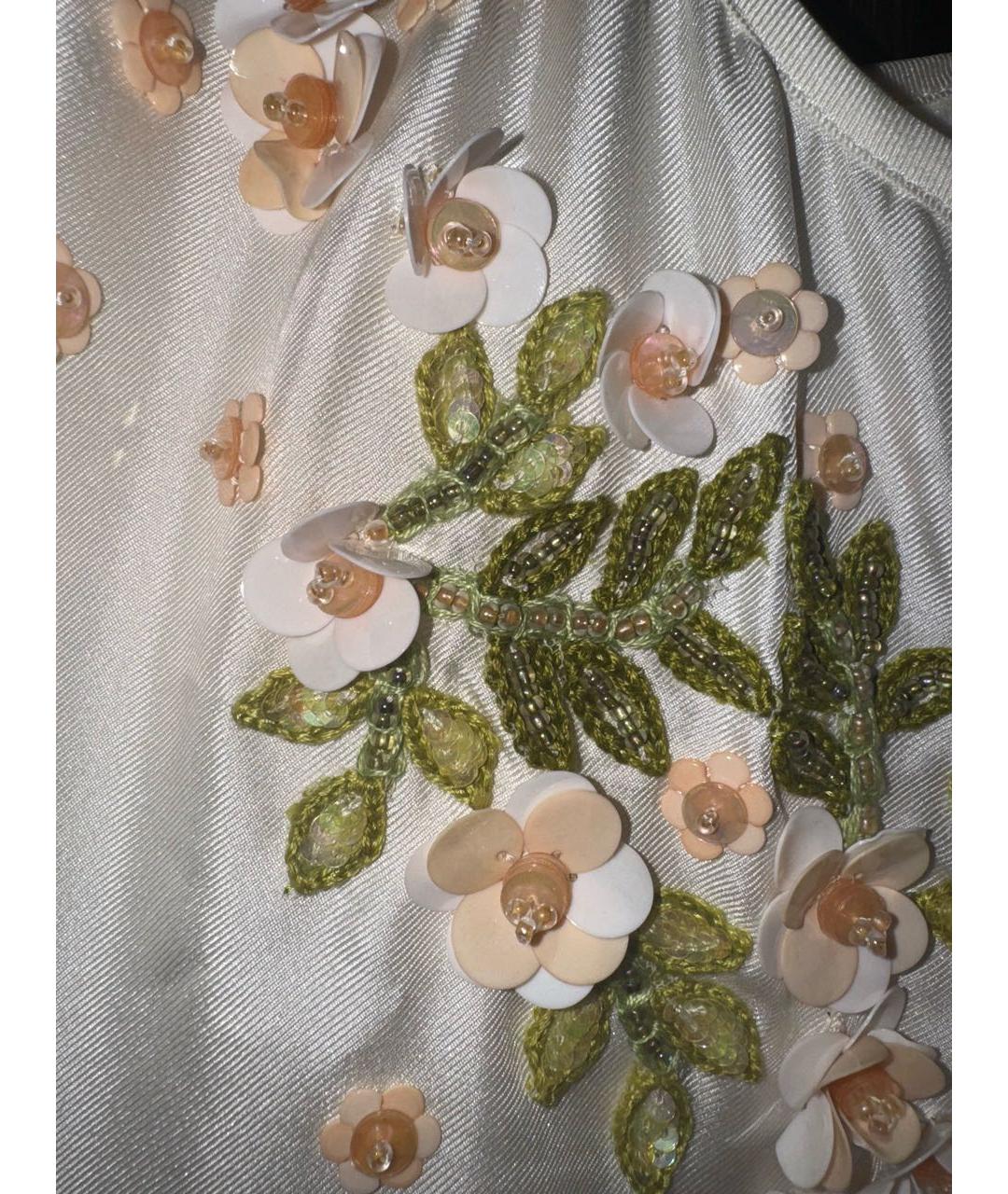 DSQUARED2 Белая шелковая майка, фото 6