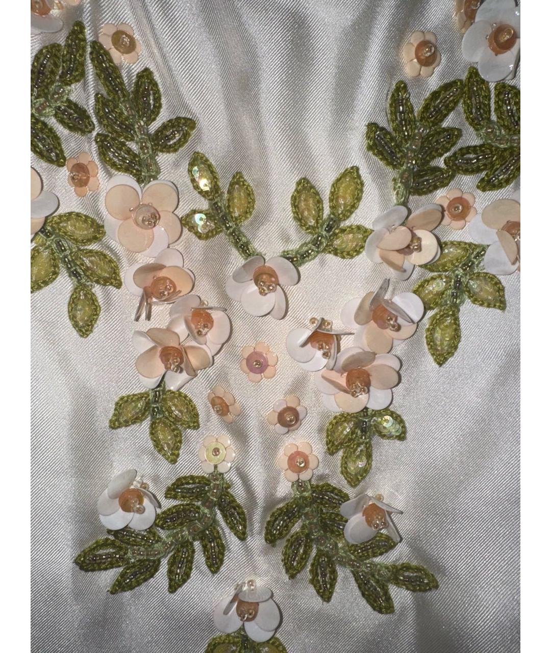 DSQUARED2 Белая шелковая майка, фото 4