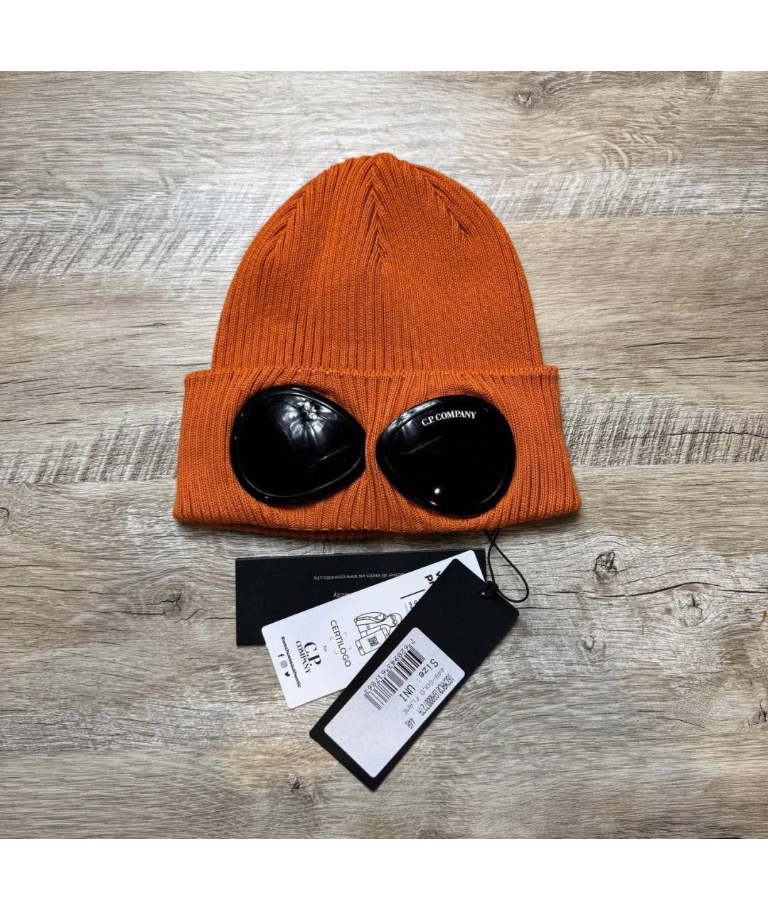 CP COMPANY Оранжевая шапка, фото 7