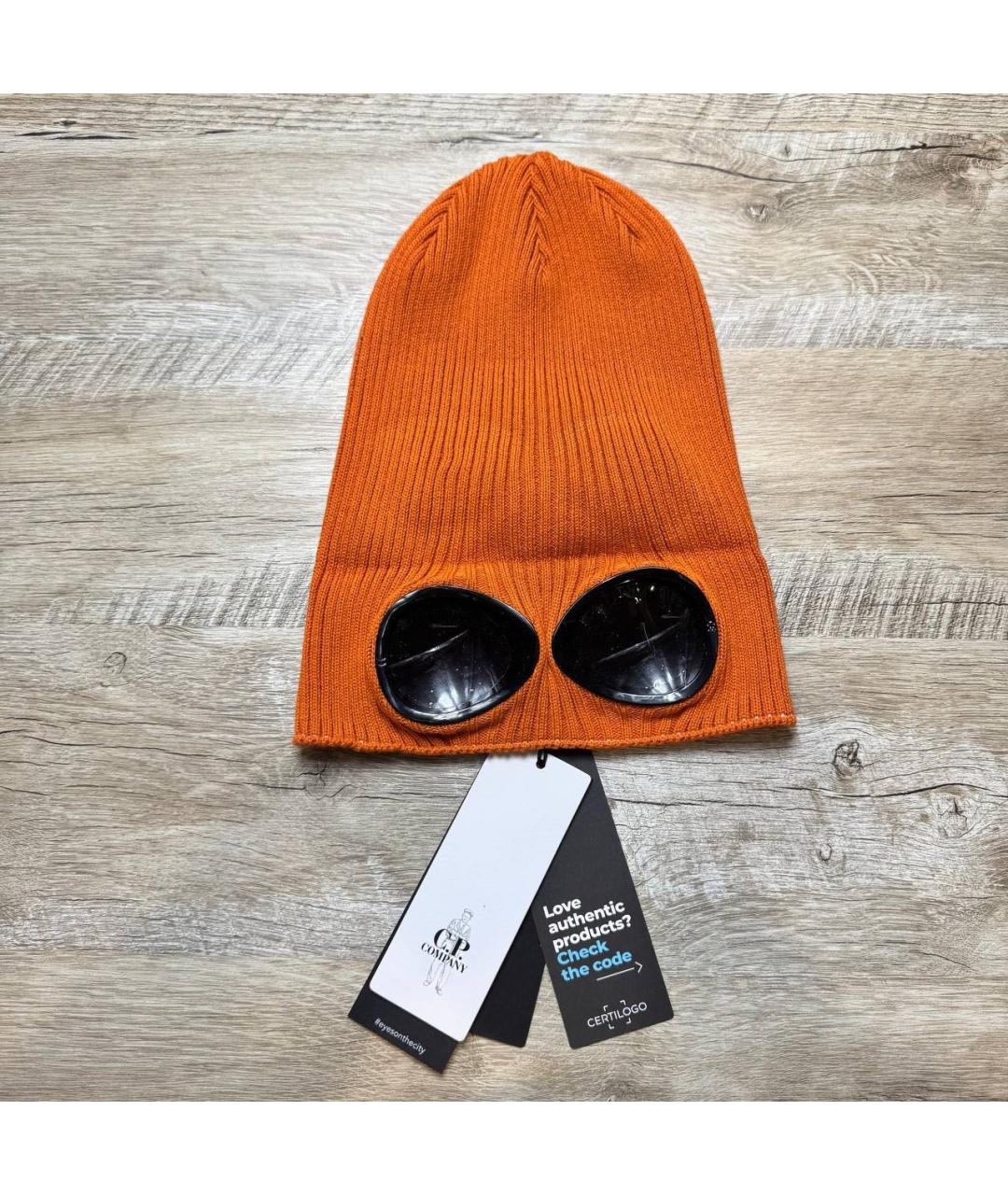 CP COMPANY Оранжевая шапка, фото 4