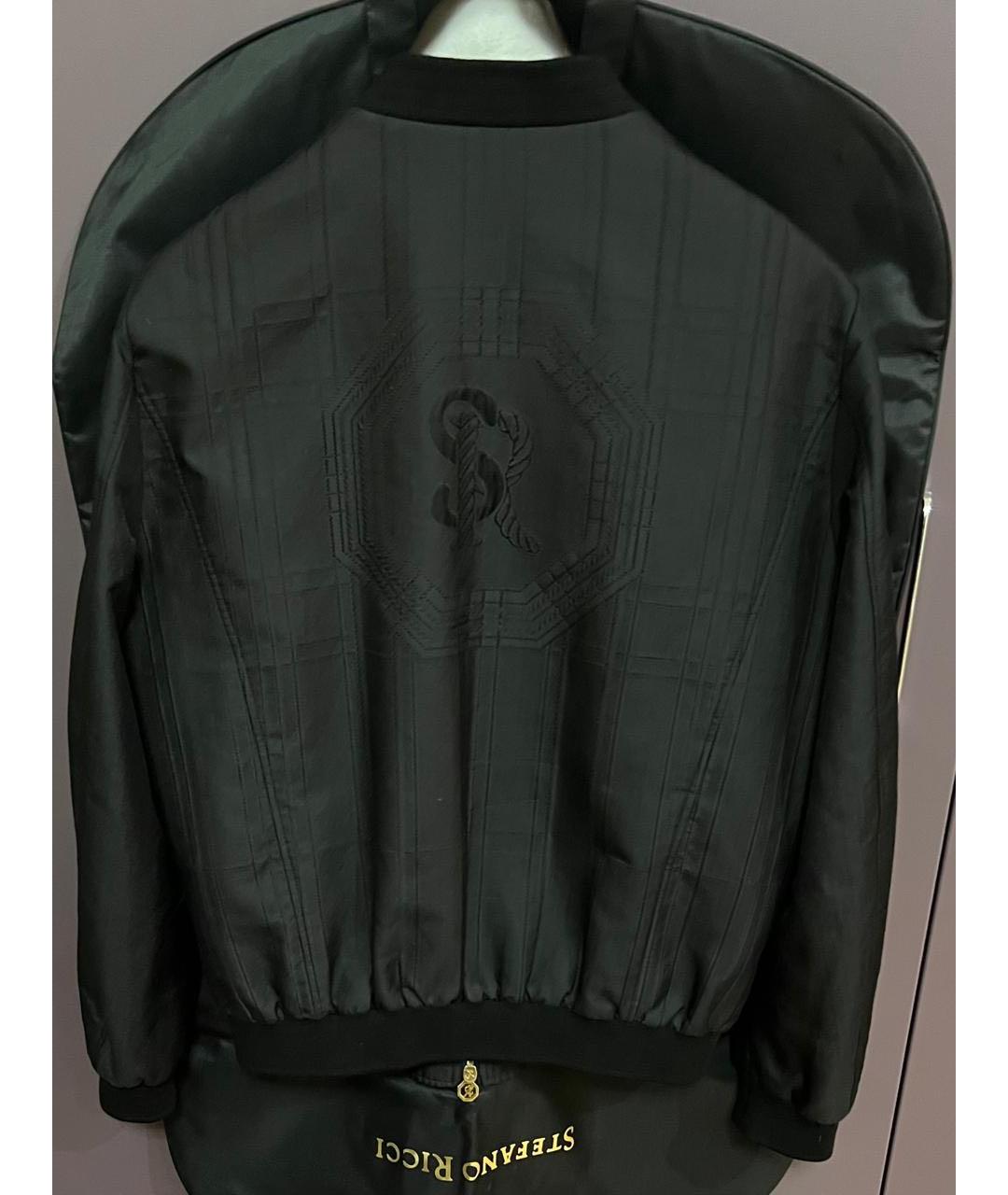 STEFANO RICCI Черная шелковая куртка, фото 3