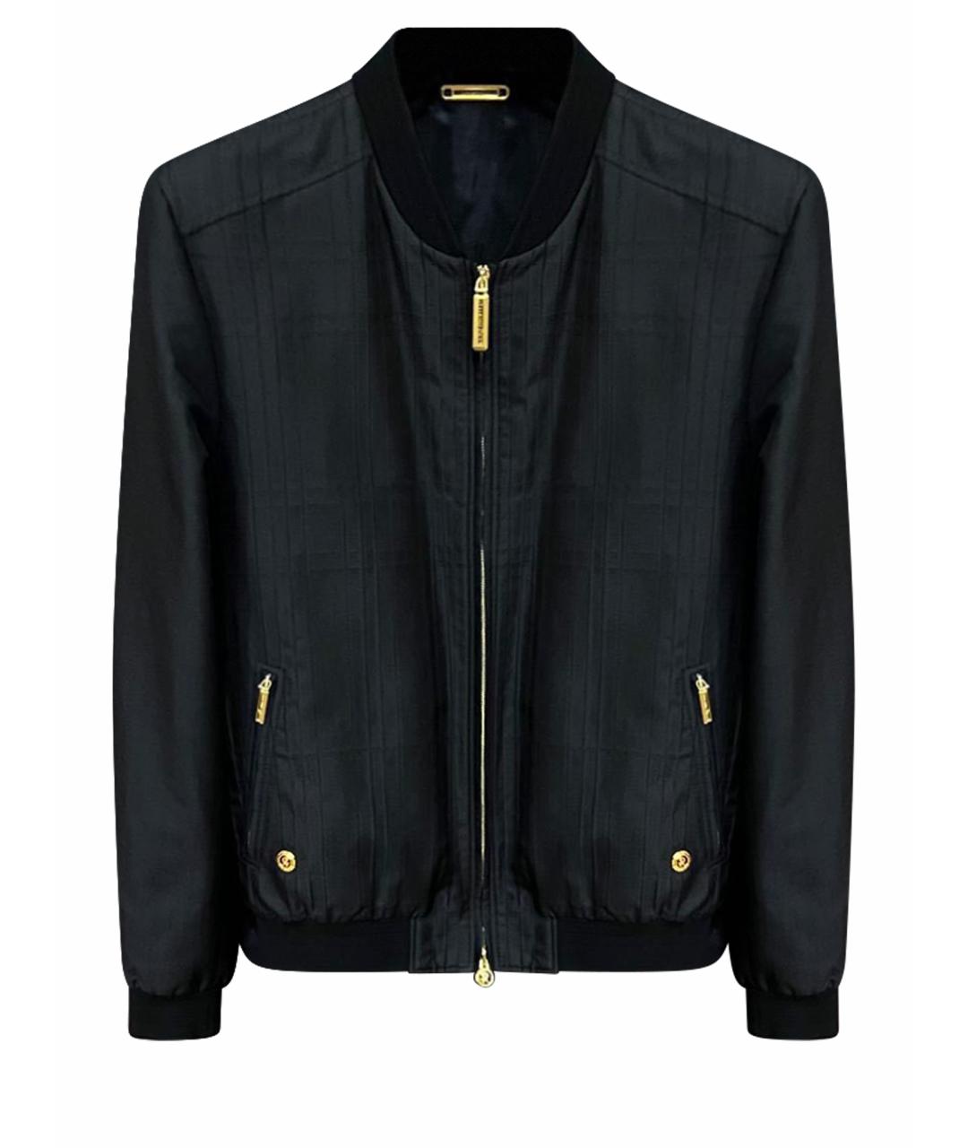 STEFANO RICCI Черная шелковая куртка, фото 1