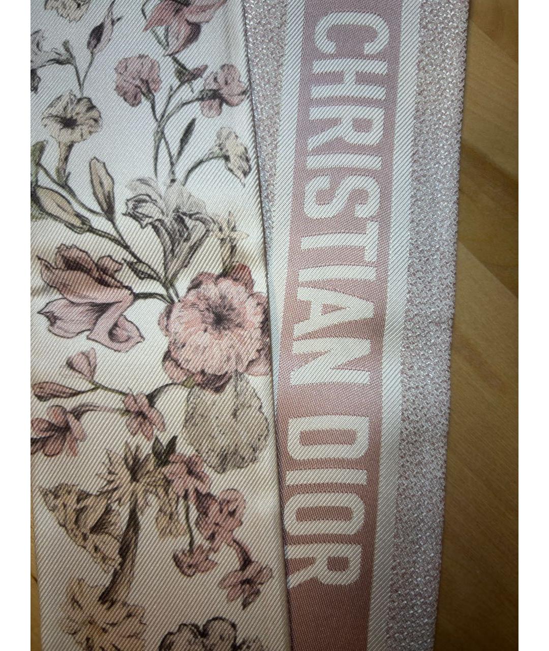 CHRISTIAN DIOR Мульти шелковый платок, фото 3