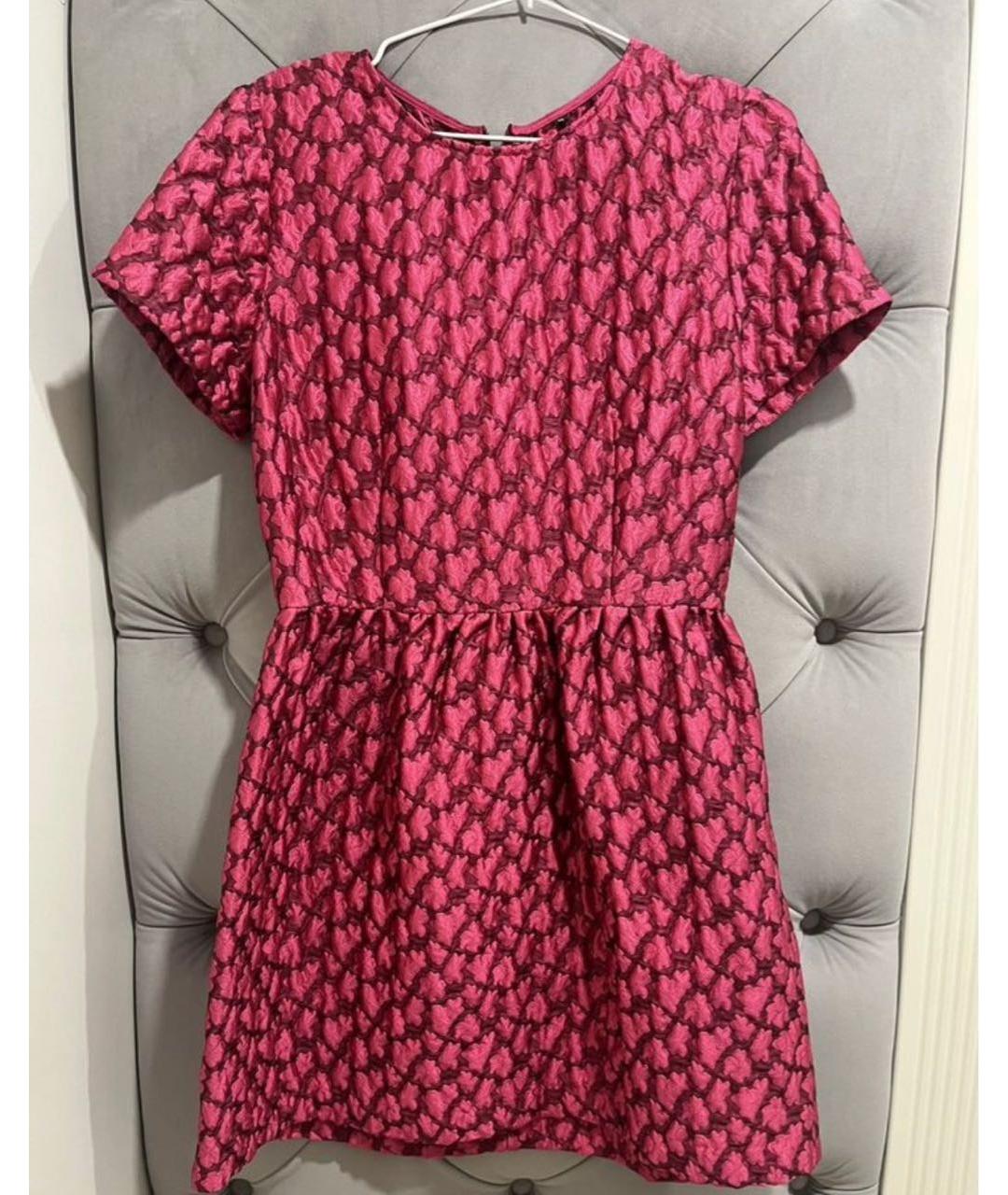 Tara Jarmon Розовое полиэстеровое повседневное платье, фото 3