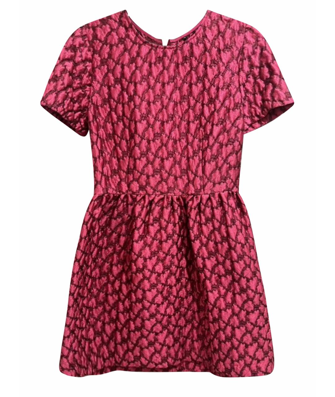 Tara Jarmon Розовое полиэстеровое повседневное платье, фото 1