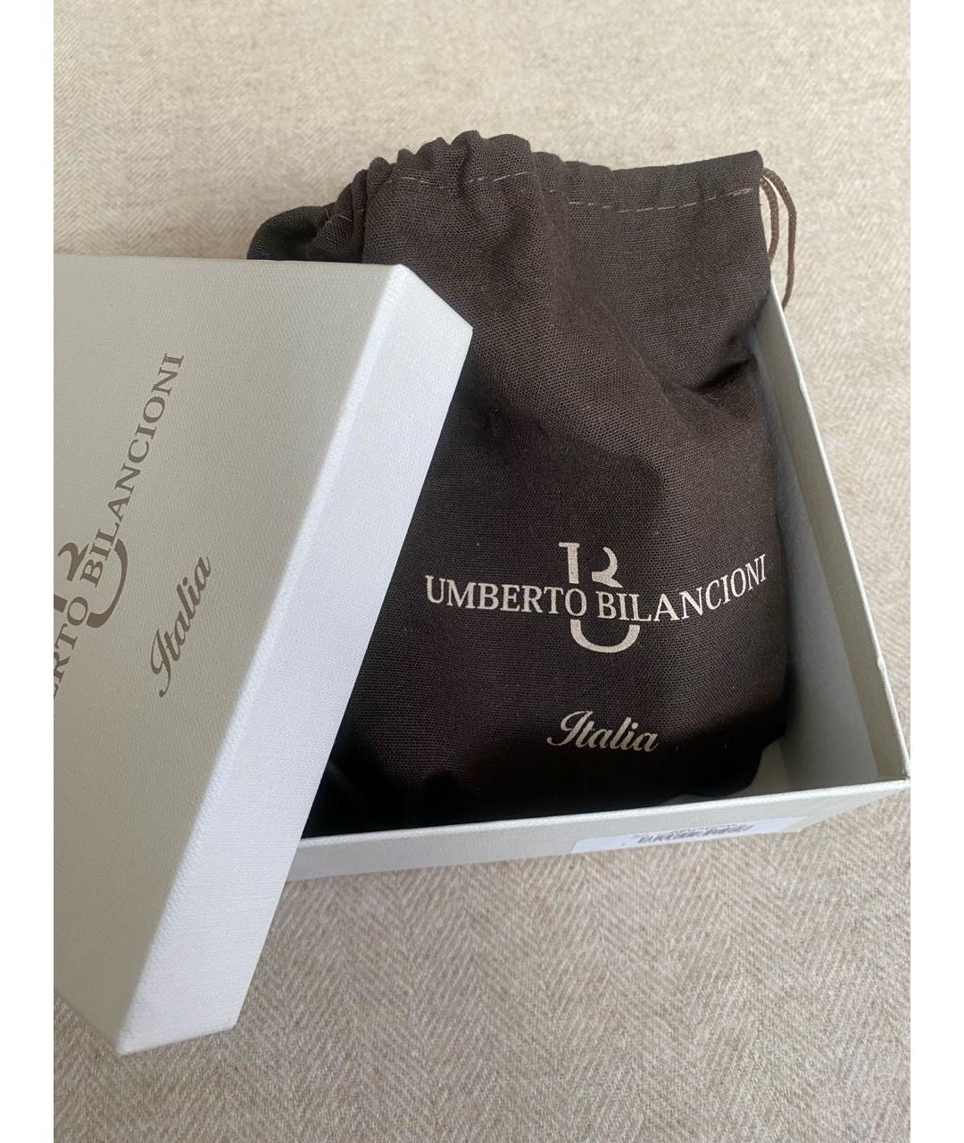 BILANCIONI Синий кожаный ремень, фото 7