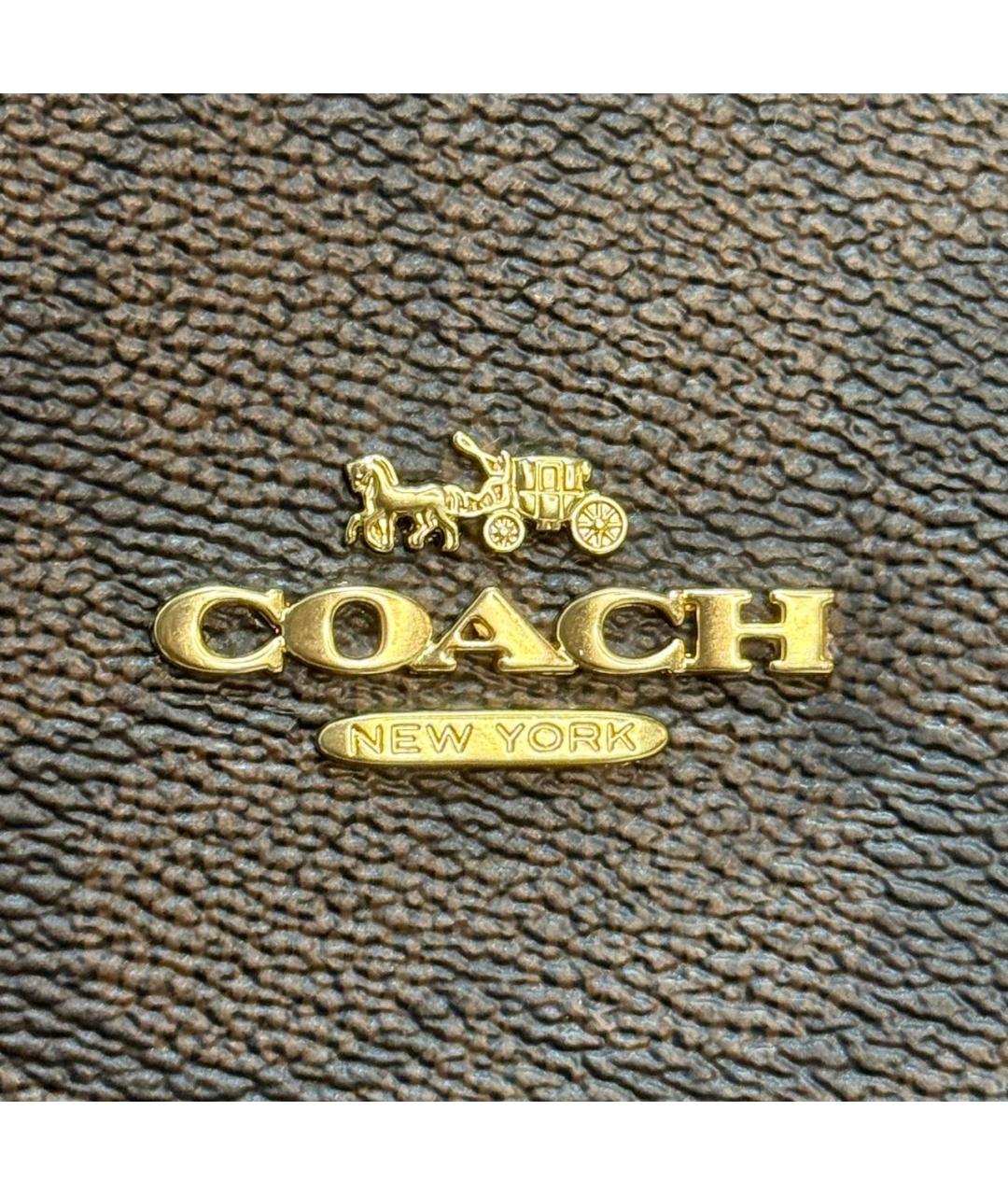 COACH Коричневая сумка тоут, фото 4