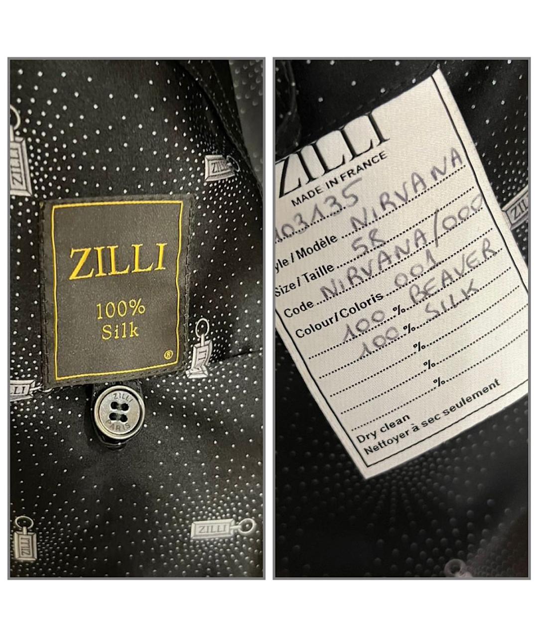 ZILLI Черная меховая дубленка/шуба, фото 8