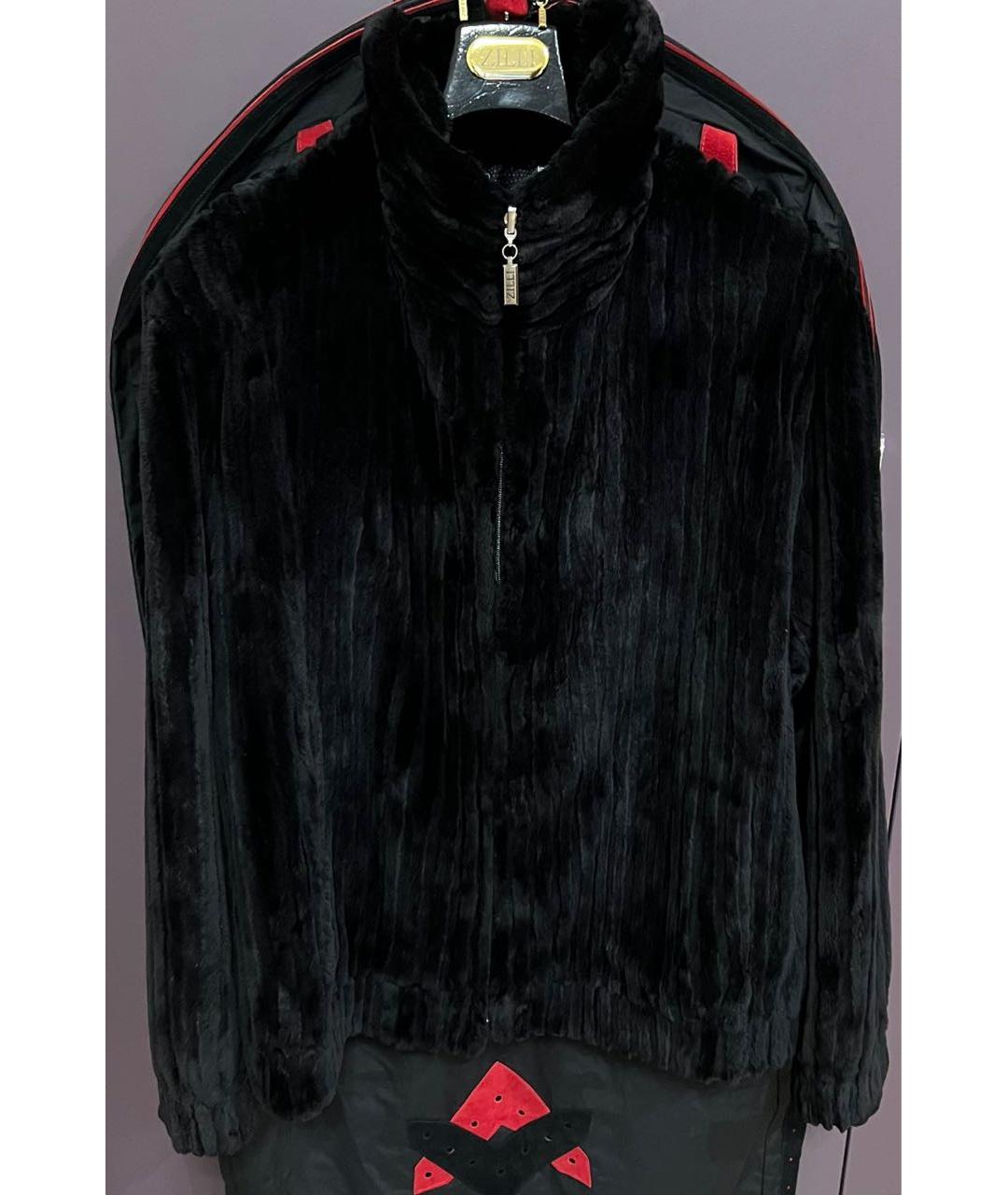 ZILLI Черная меховая дубленка/шуба, фото 9