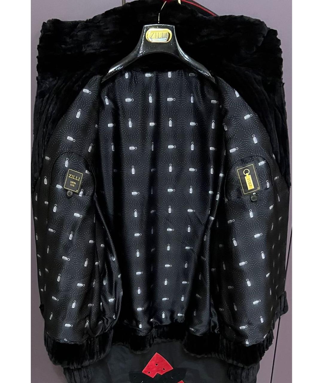 ZILLI Черная меховая дубленка/шуба, фото 2