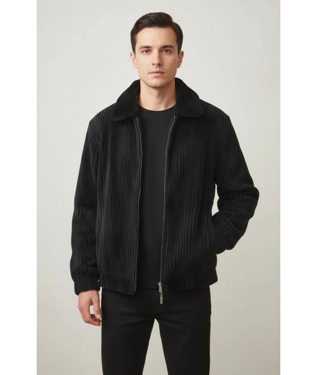 ZILLI Черная меховая дубленка/шуба, фото 8