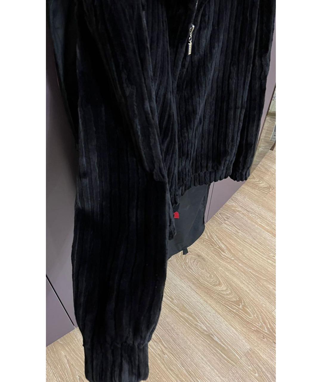 ZILLI Черная меховая дубленка/шуба, фото 4