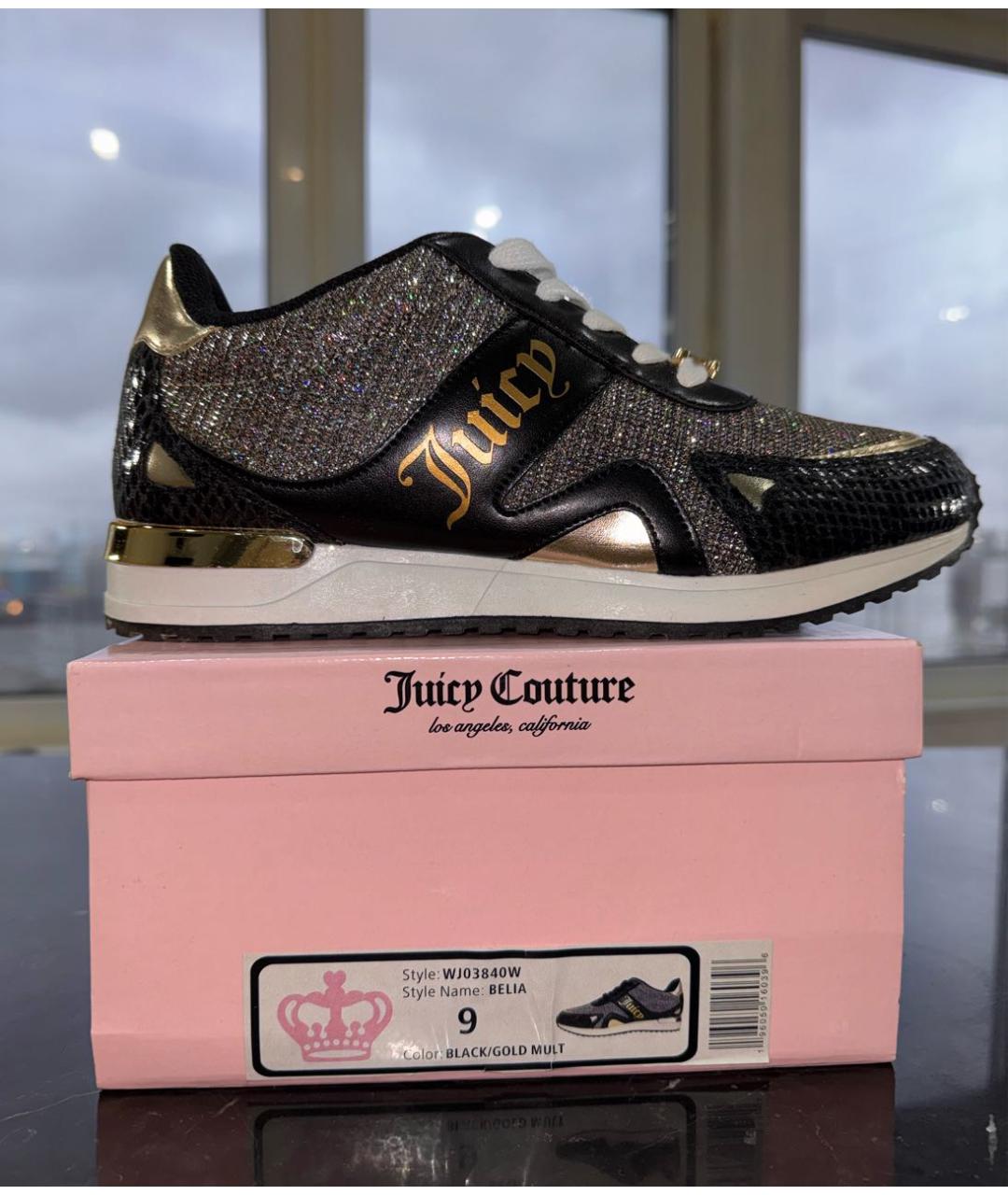 JUICY COUTURE Черные кроссовки, фото 9