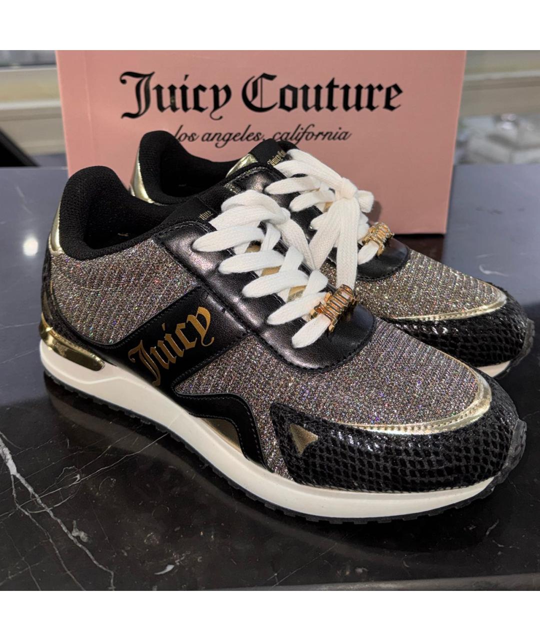 JUICY COUTURE Черные кроссовки, фото 7