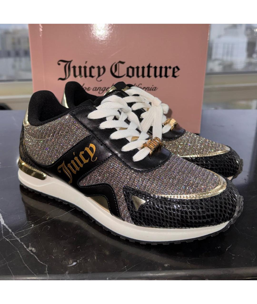 JUICY COUTURE Черные кроссовки, фото 2