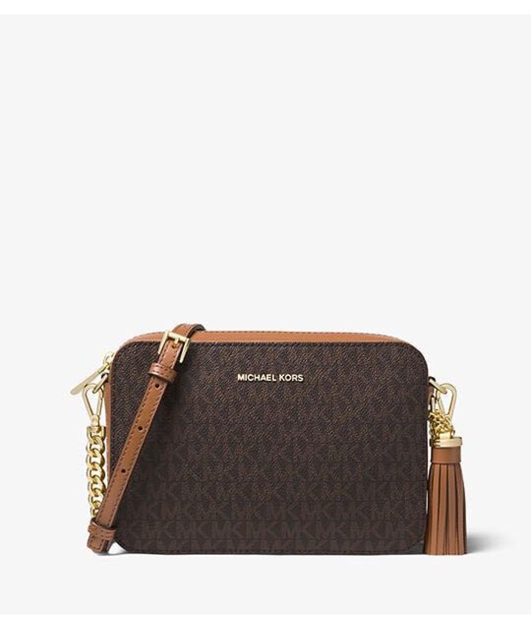 MICHAEL KORS Коричневая сумка через плечо, фото 4