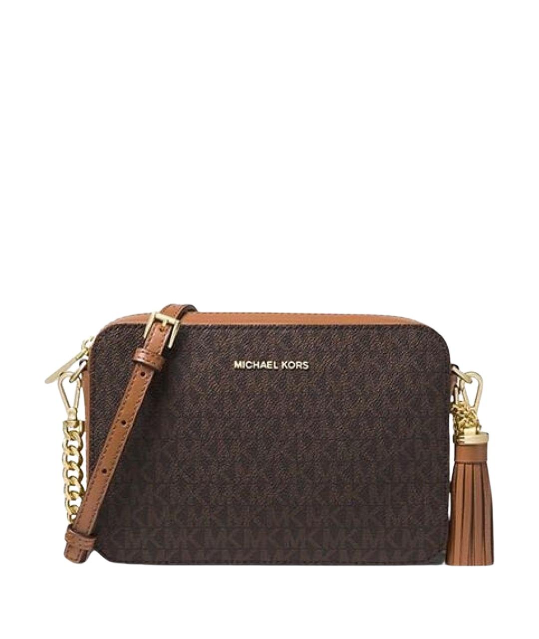 MICHAEL KORS Коричневая сумка через плечо, фото 1