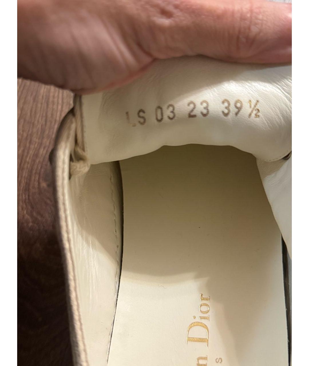 CHRISTIAN DIOR Синие текстильные кеды, фото 6