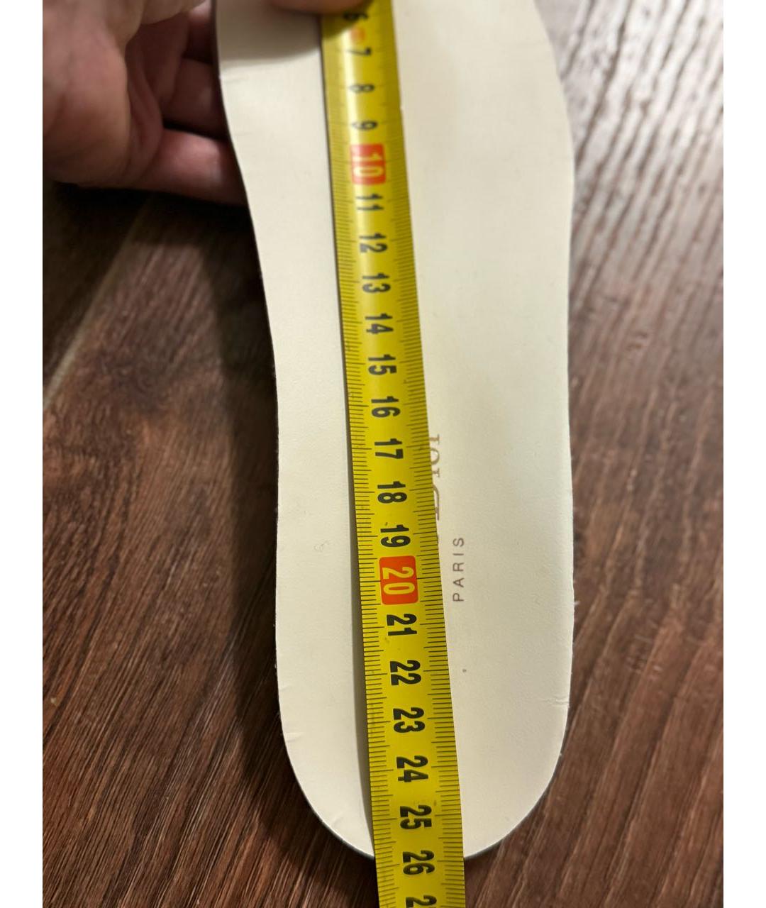 CHRISTIAN DIOR Синие текстильные кеды, фото 5