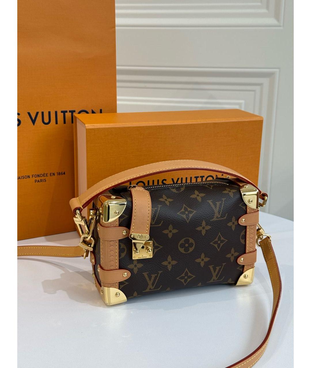 LOUIS VUITTON Коричневая сумка через плечо, фото 5