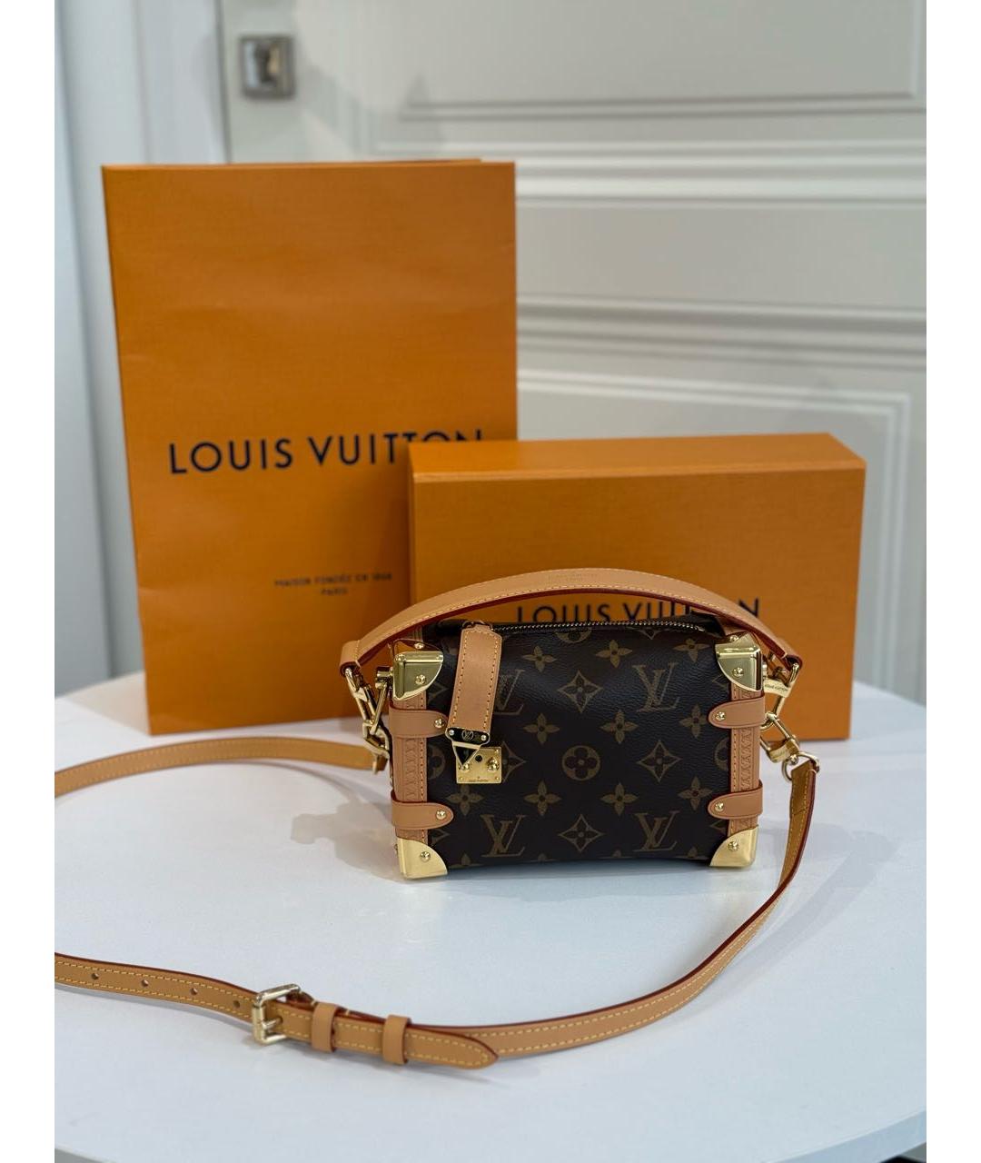 LOUIS VUITTON Коричневая сумка через плечо, фото 6