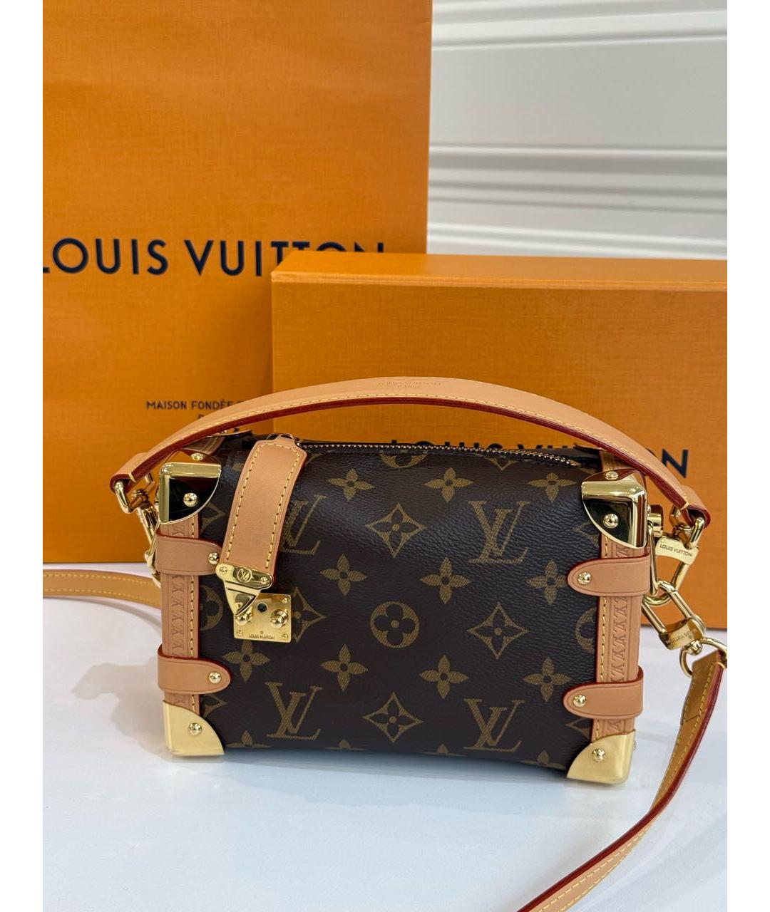 LOUIS VUITTON Коричневая сумка через плечо, фото 3