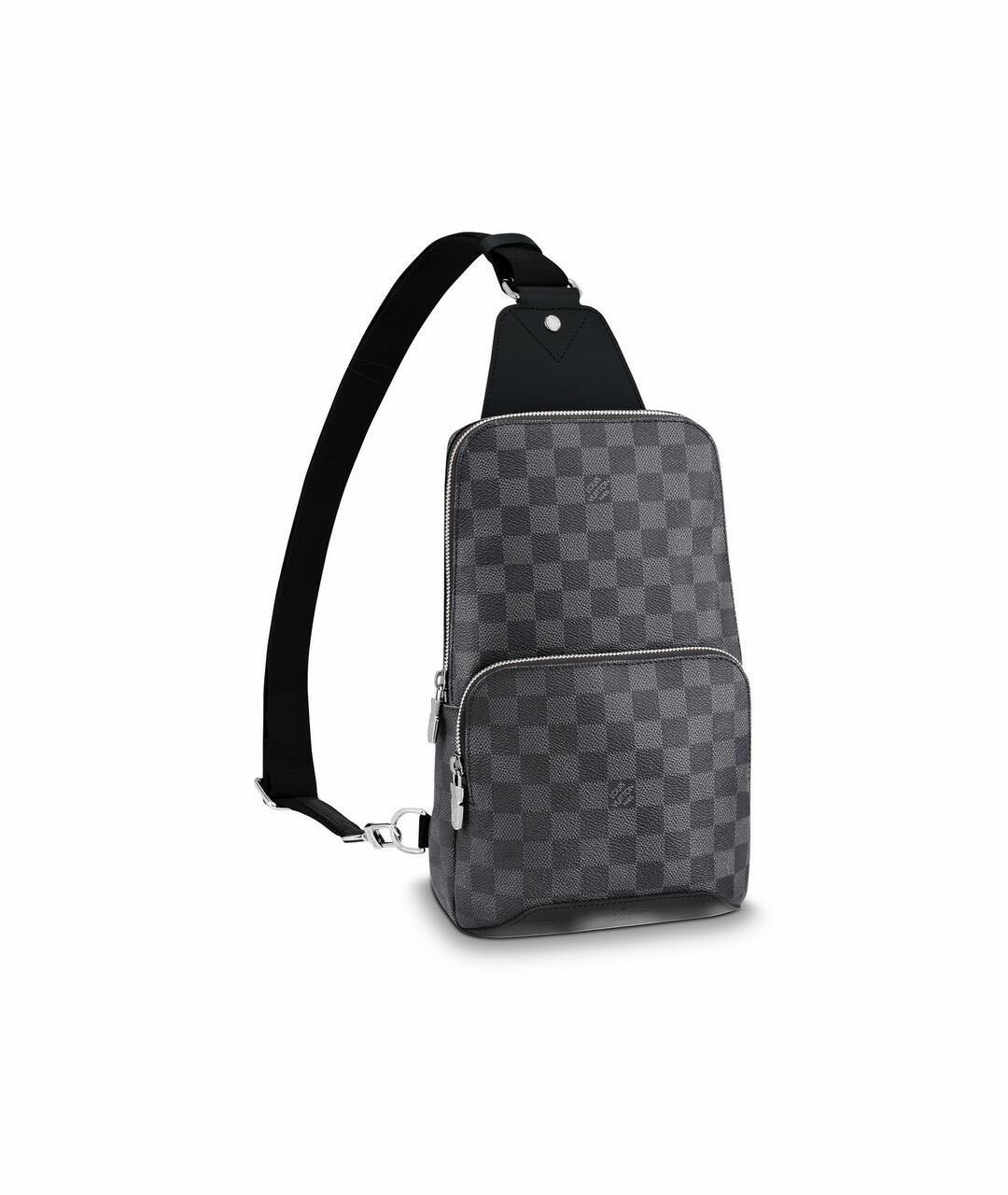 LOUIS VUITTON Черная поясная сумка, фото 6