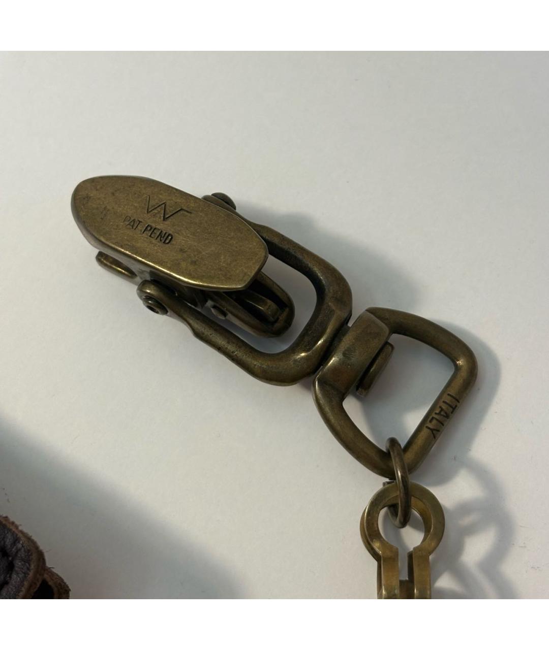 DSQUARED2 Коричневый кожаный кошелек, фото 6