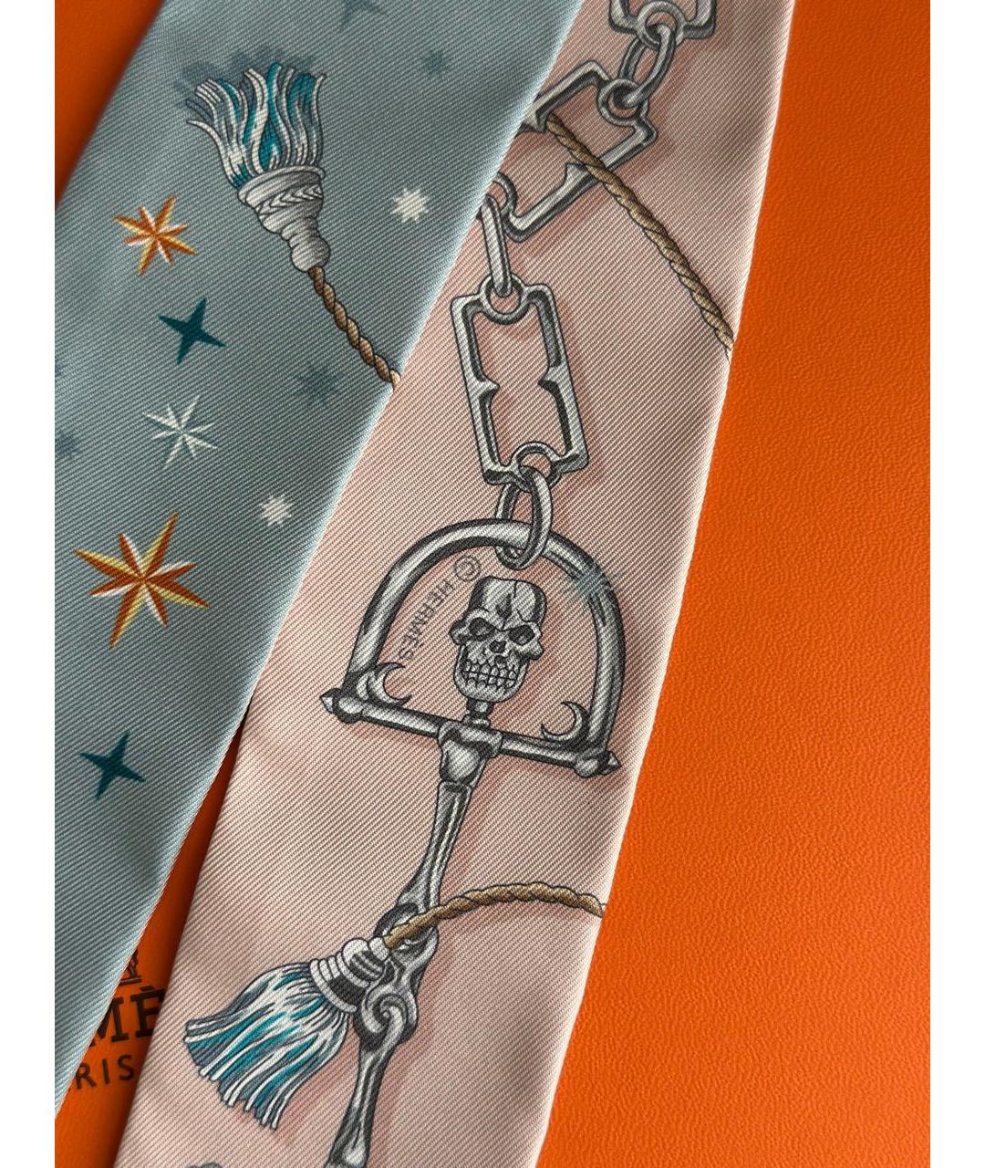 HERMES Мульти шелковый платок, фото 3