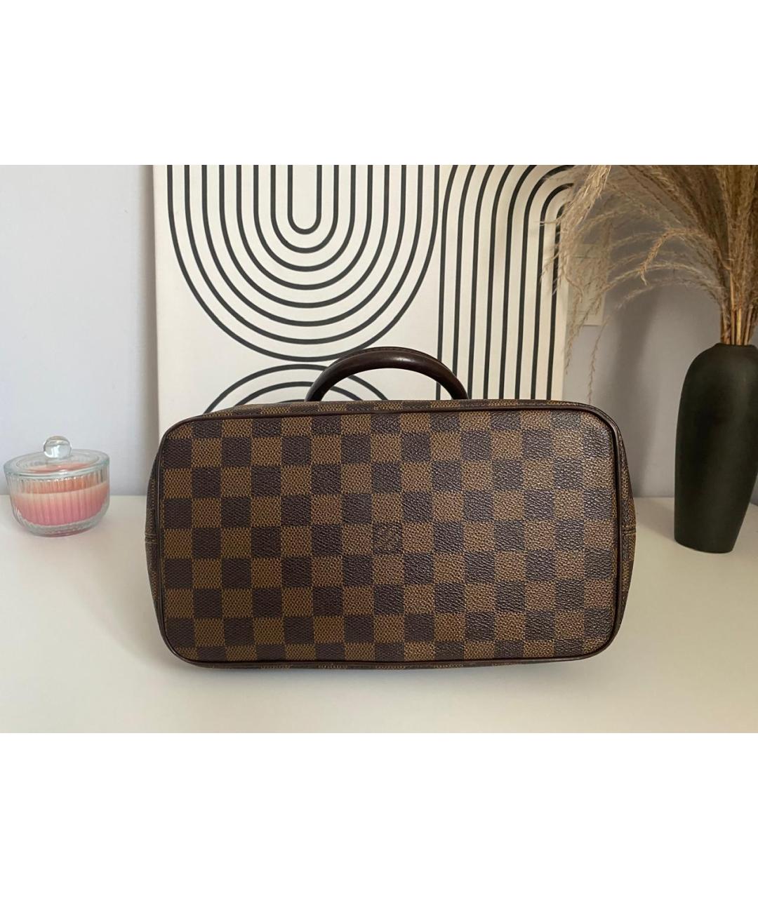 LOUIS VUITTON Коричневая сумка тоут, фото 3