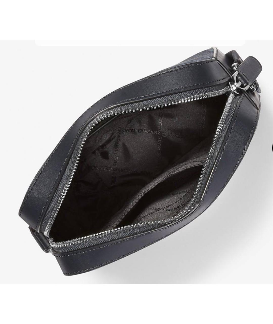 MICHAEL KORS Темно-синяя барсетка, фото 3