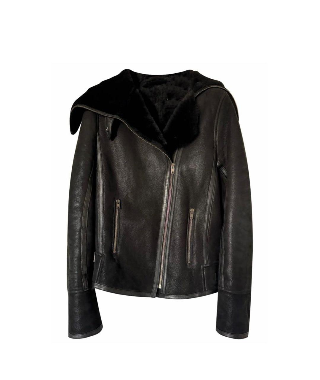 ISABEL MARANT Черная кожаная дубленка, фото 1