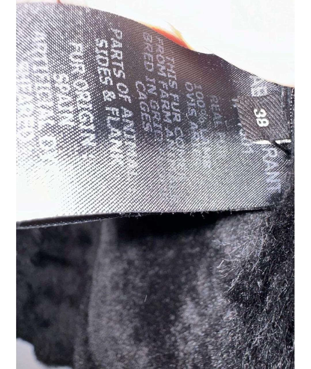 ISABEL MARANT Черная кожаная дубленка, фото 6