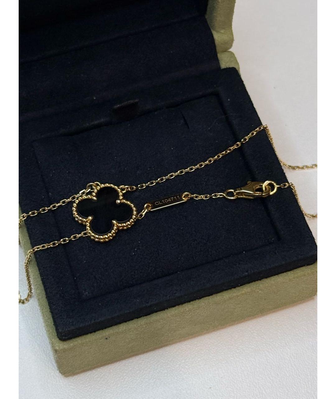 VAN CLEEF & ARPELS Черное колье из желтого золота, фото 3