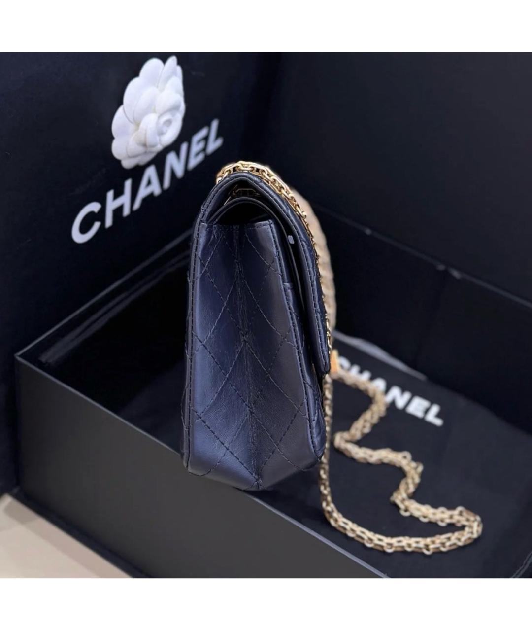 CHANEL Черная кожаная сумка через плечо, фото 3