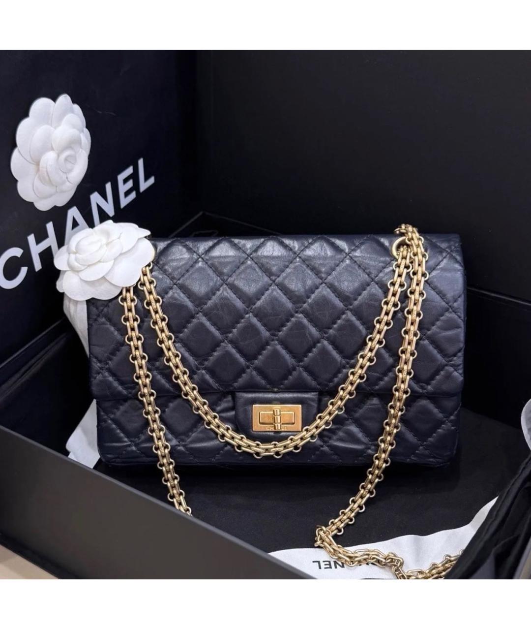 CHANEL Черная кожаная сумка через плечо, фото 2