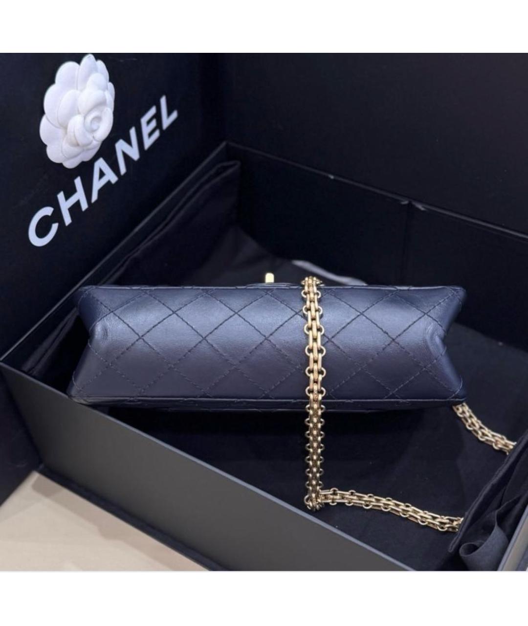 CHANEL Черная кожаная сумка через плечо, фото 7