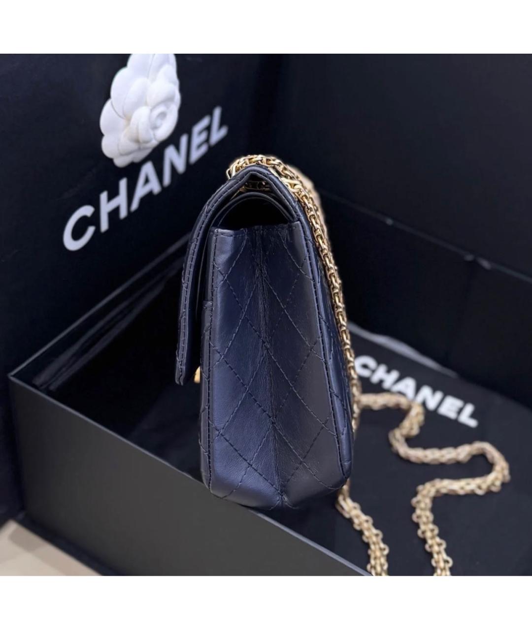 CHANEL Черная кожаная сумка через плечо, фото 6