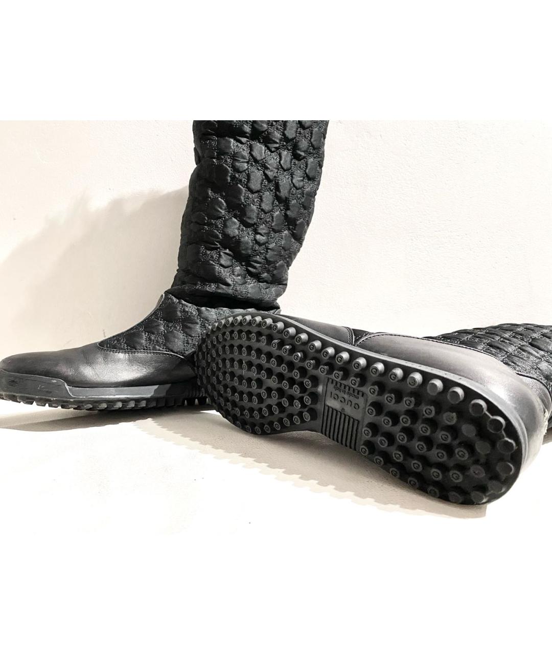 GUCCI Черные сапоги, фото 6