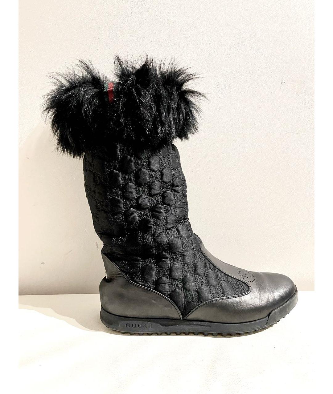 GUCCI Черные сапоги, фото 9