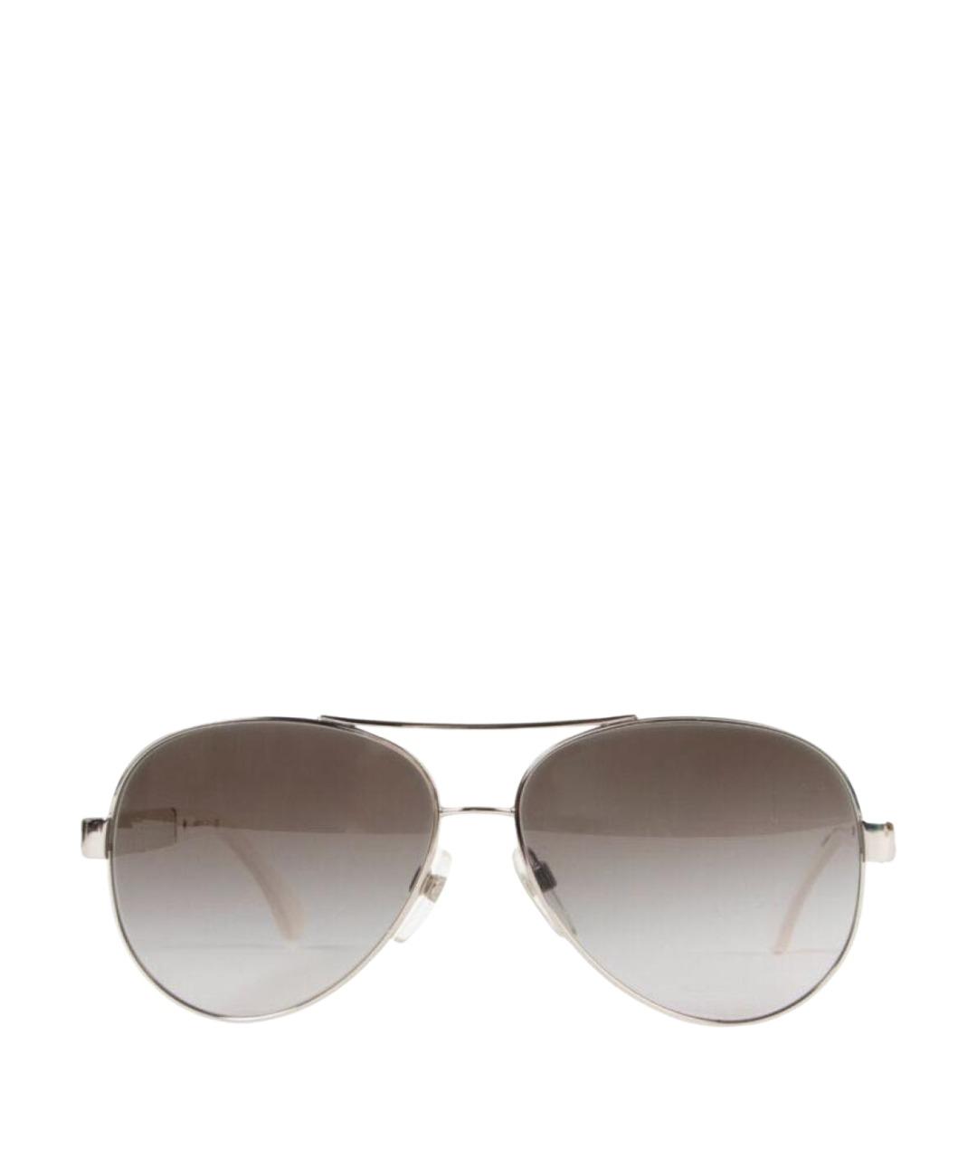 CHANEL Коричневые металлические солнцезащитные очки, фото 1