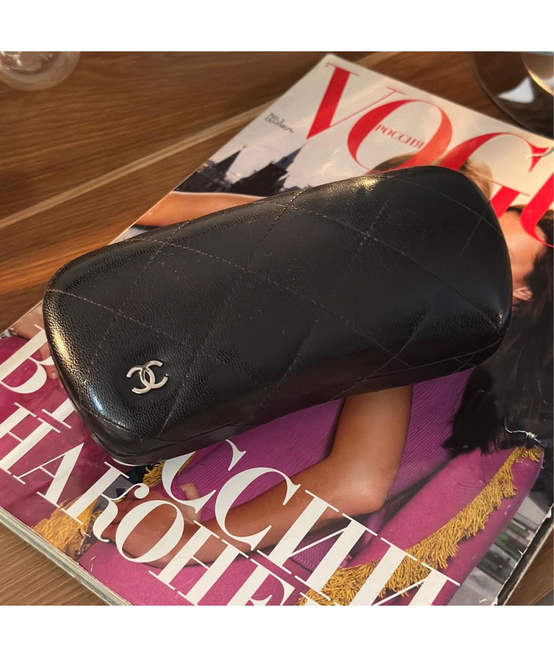 CHANEL Коричневые металлические солнцезащитные очки, фото 5