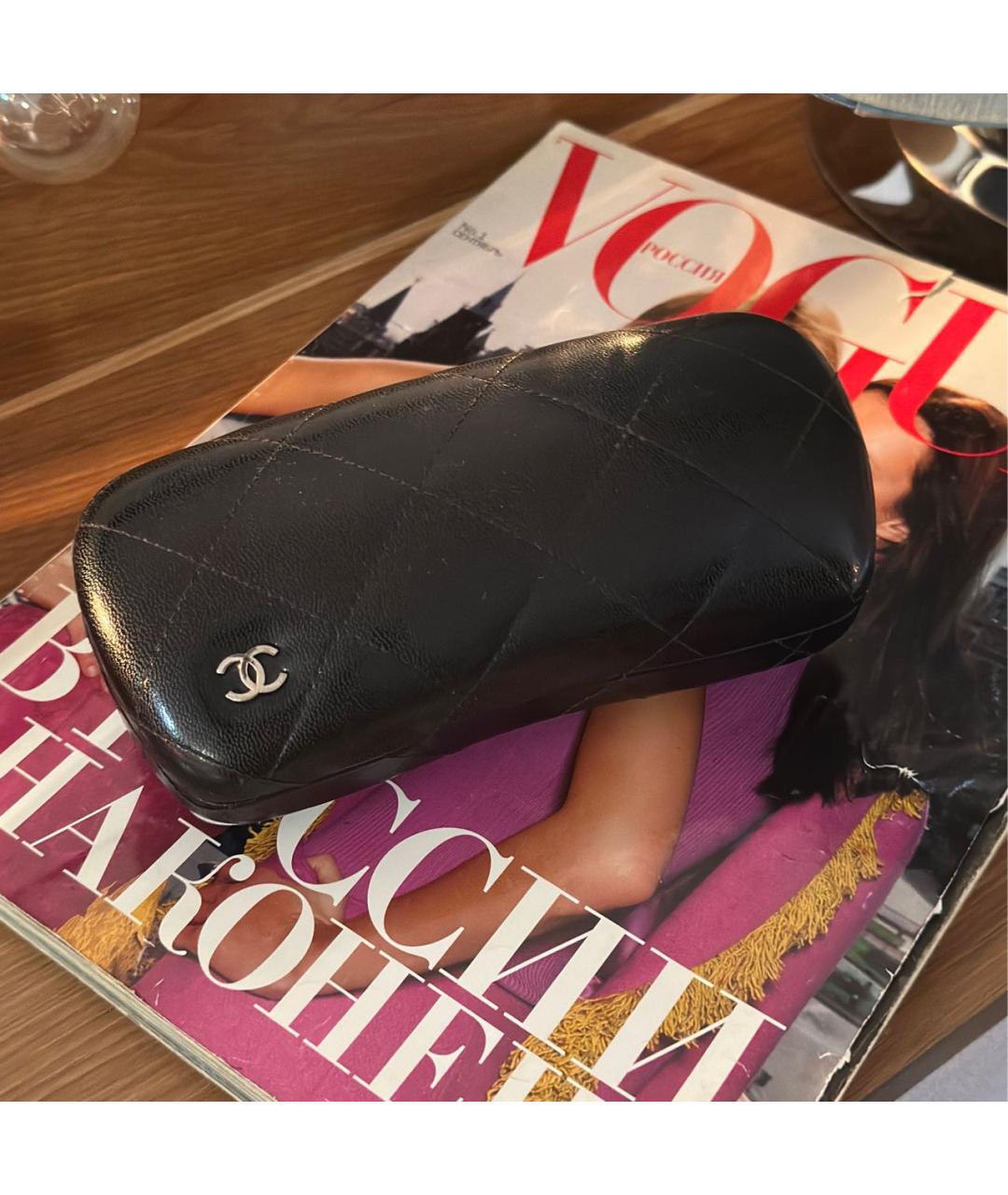 CHANEL Коричневые металлические солнцезащитные очки, фото 5