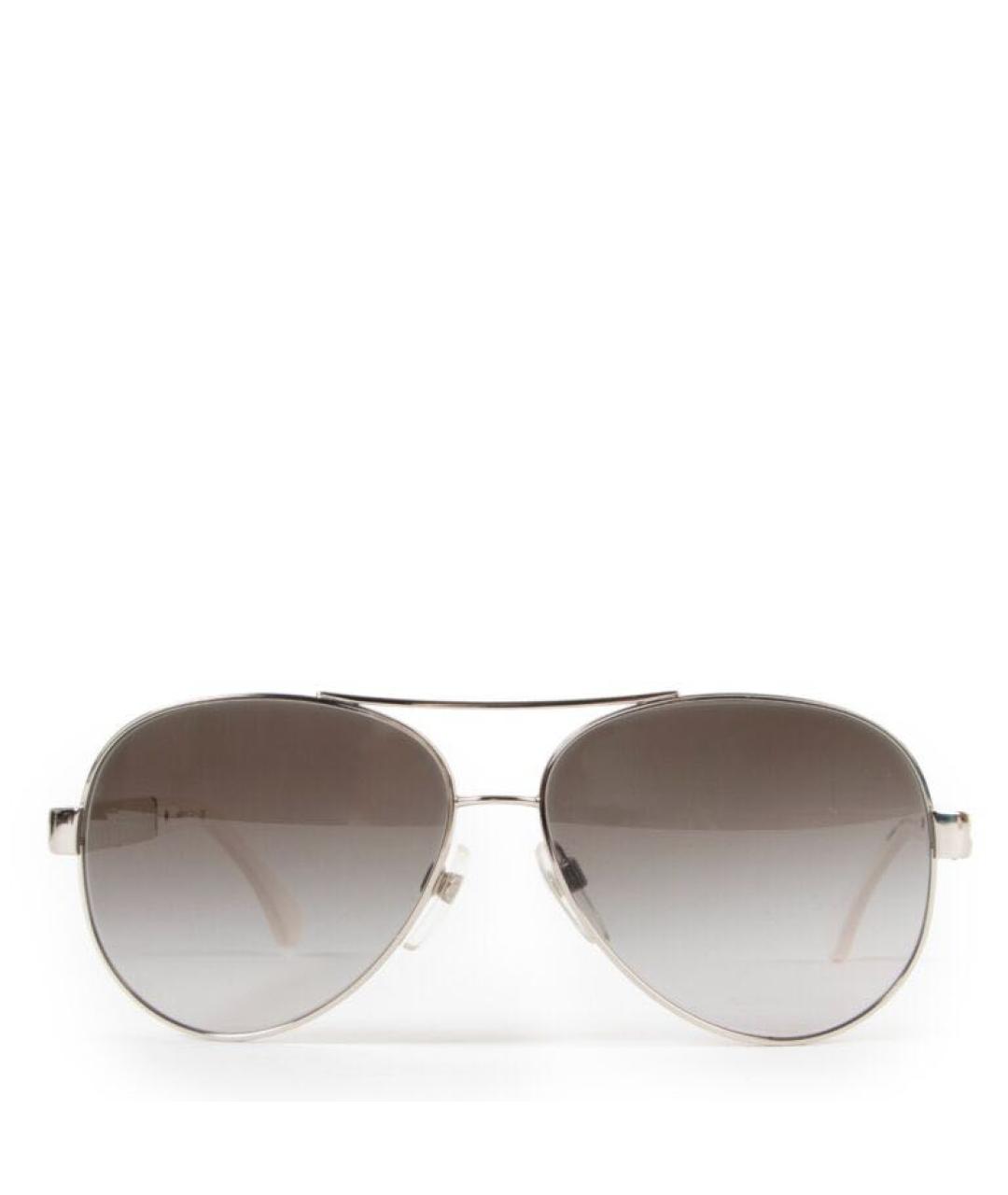 CHANEL Коричневые металлические солнцезащитные очки, фото 6