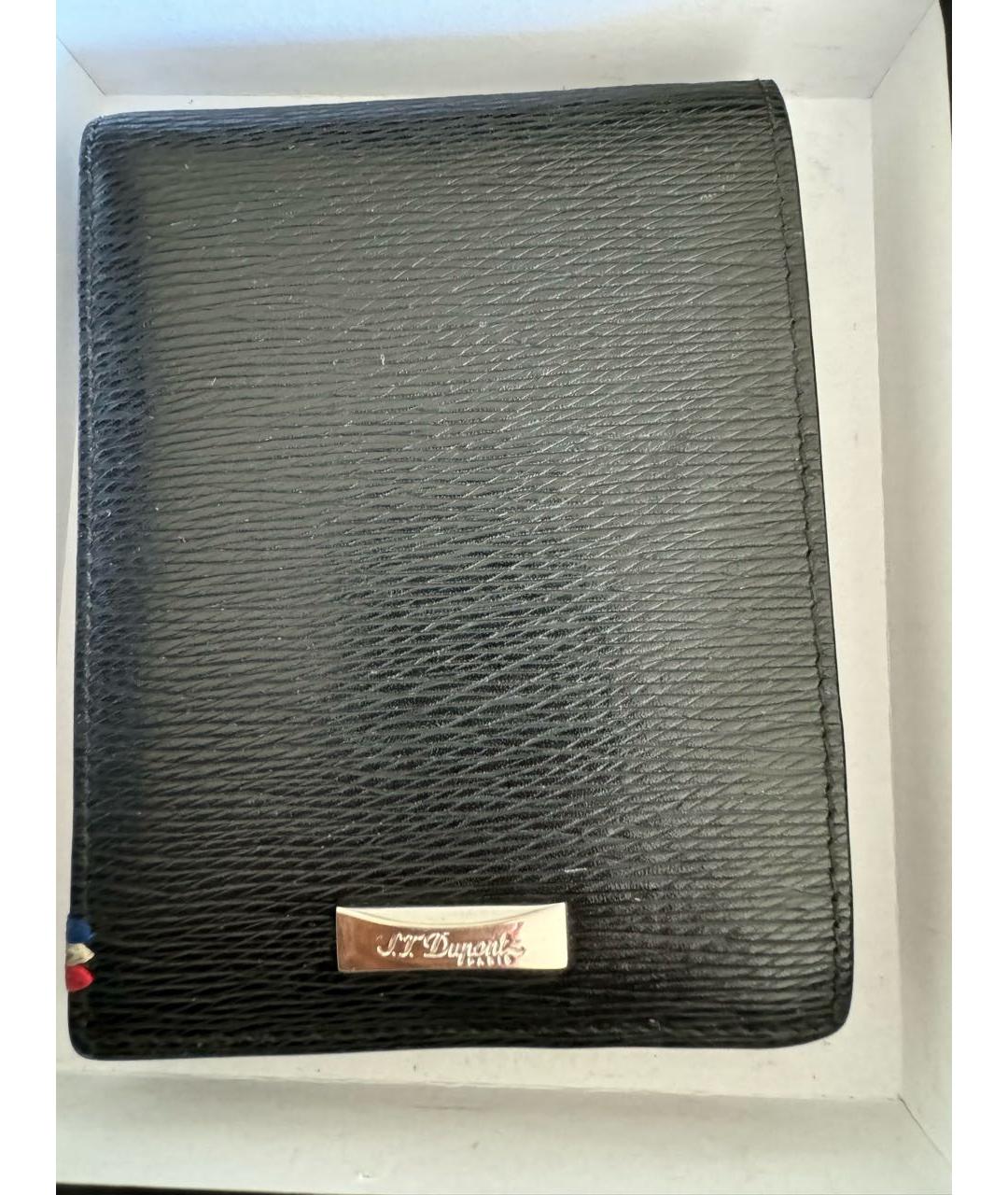 DUPONT Черный кожаный кошелек, фото 5