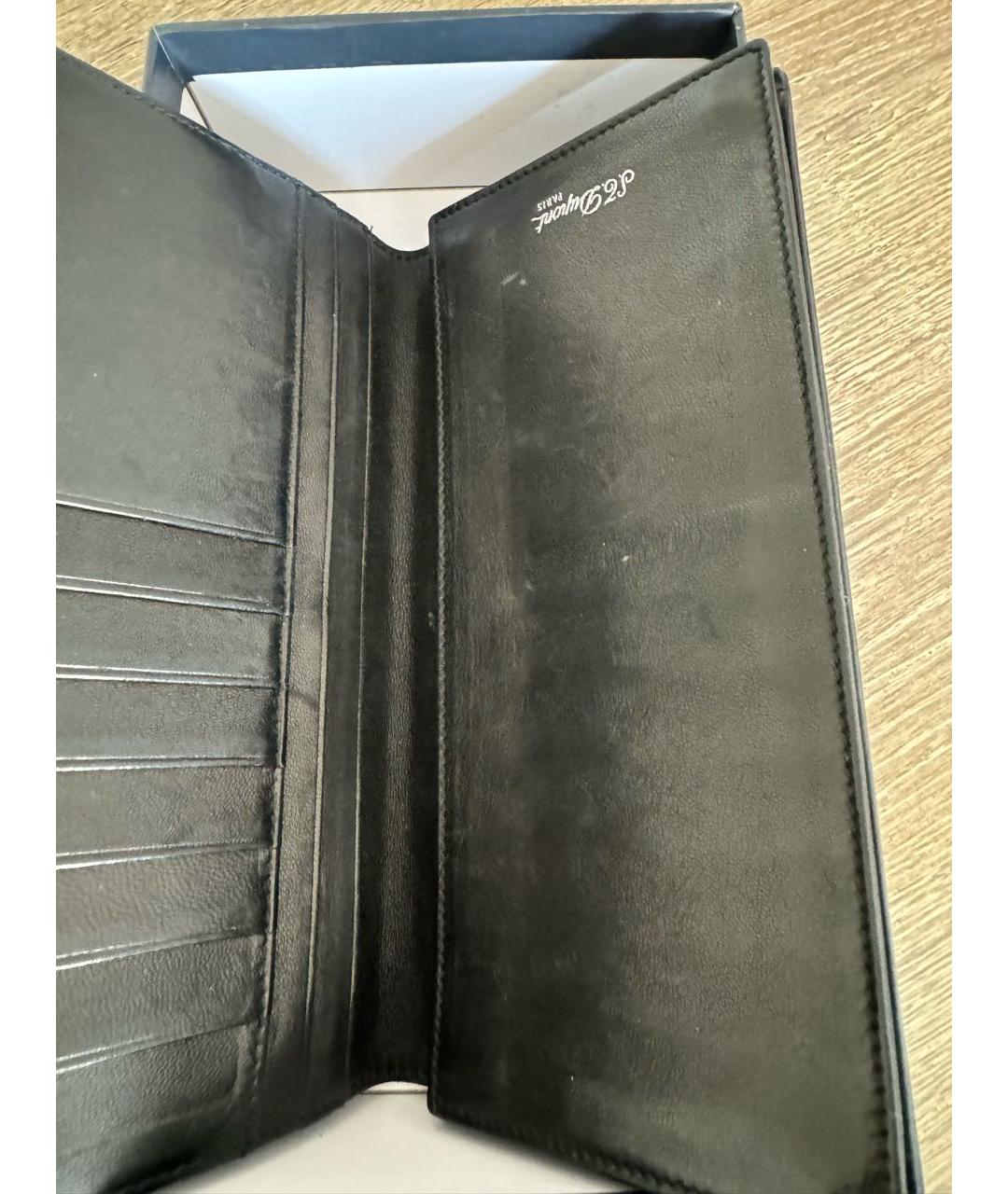 DUPONT Черный кожаный кошелек, фото 2