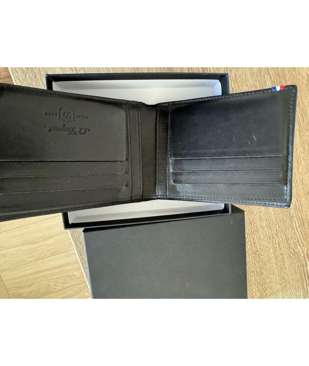 DUPONT Черный кожаный кошелек, фото 8