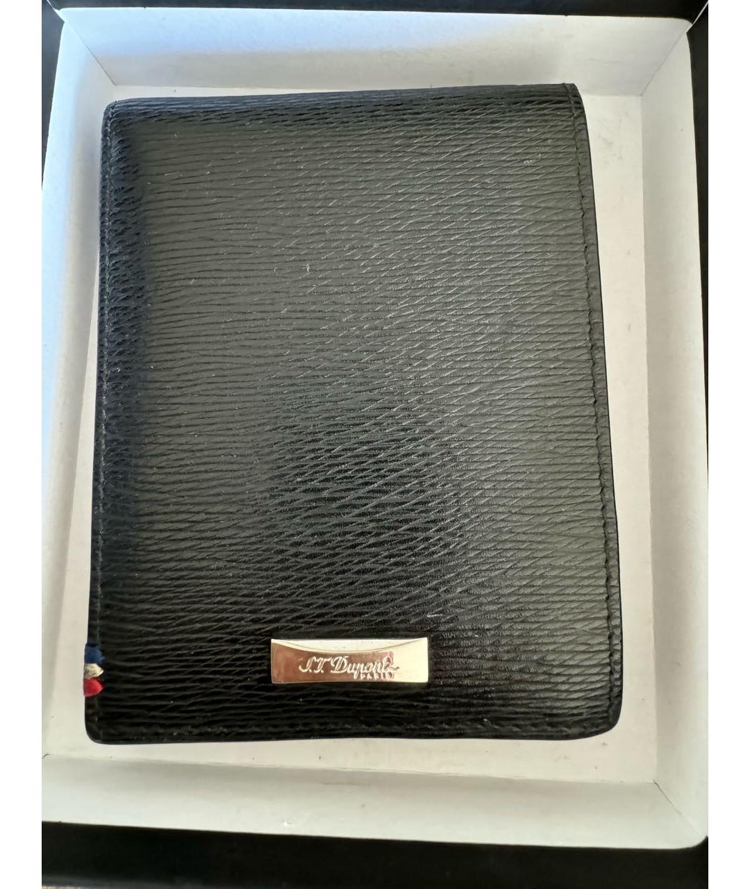 DUPONT Черный кожаный кошелек, фото 3