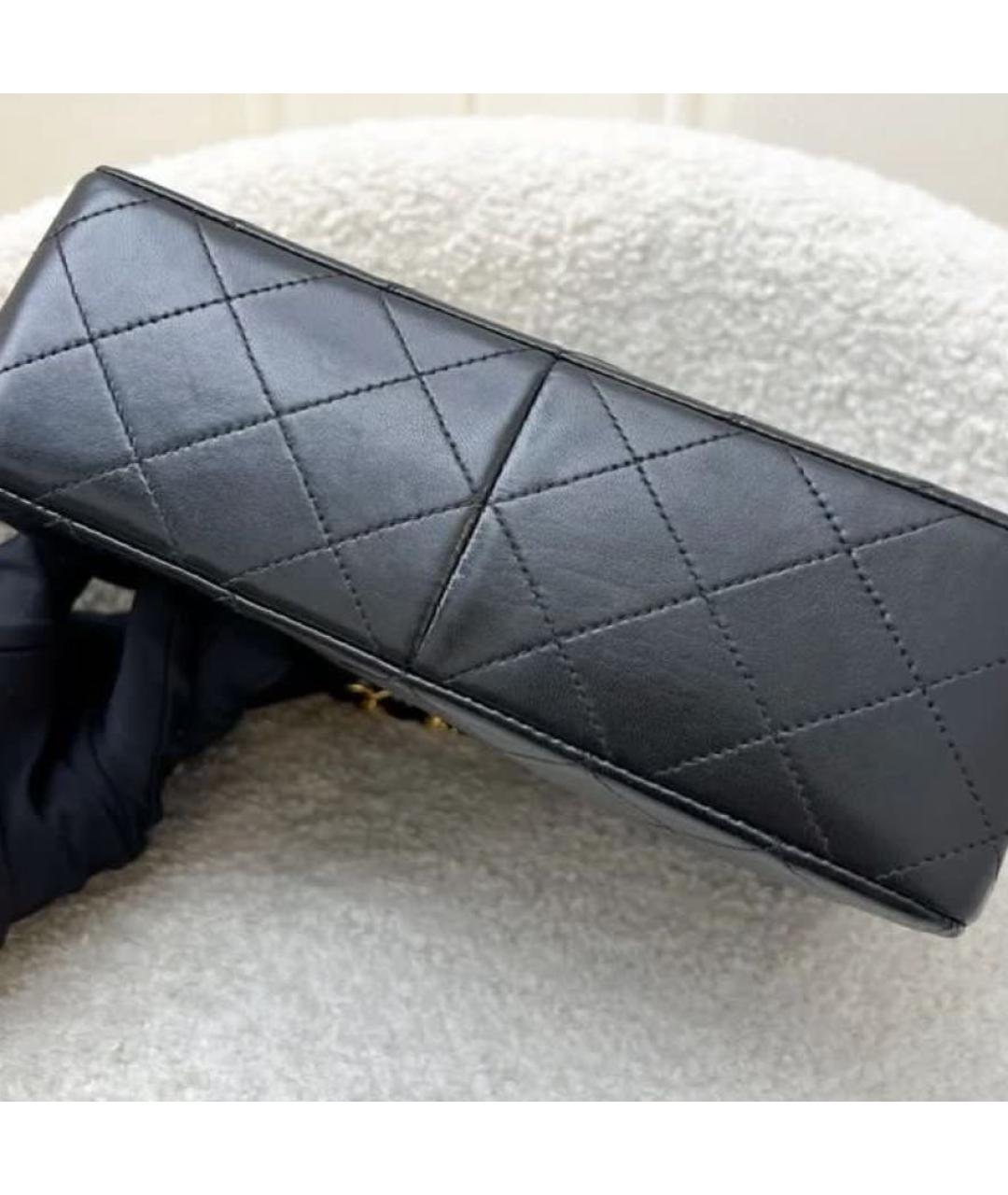 CHANEL Черная кожаная сумка через плечо, фото 4